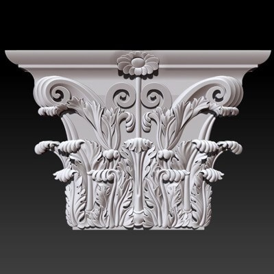 column capital - 3d print model by dang nhat tan 3d print model - Mito3D