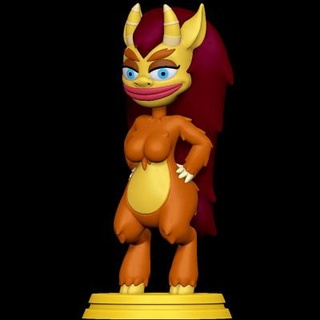 connie hormone monstress - big mouth sillytoys 3d print model - Mito3D