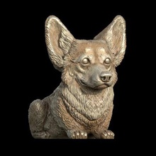 corgi statuette print ready 3d model element jewelry craftsize 40 29 mmonly trianglesno bump no displacepure geometry onlythe file printing 3d print model - Mito3D