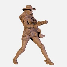 kovboy Lana heykel Yazdır hazır 3d model şafak yarası 3d print model - Mito3D