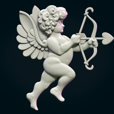 Cupido querubín skazok 3D print model - Mito3D