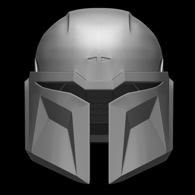 personalizzato mandalorian casco 3d stampa modello by lafactorystore 3D print model - Mito3D