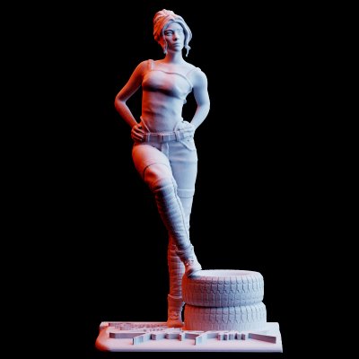 cyberpunk 2077 panam palmer print ready 3d model 3D print model - Mito3D