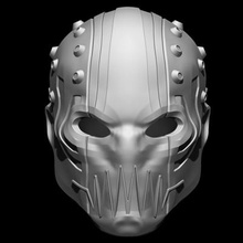 alma cibernética personalizado casco impresión Listo 3d modelo 3d print model - Mito3D