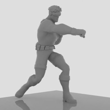 cyclope action figure impression prêt 3d modèle 3d print model - Mito3D