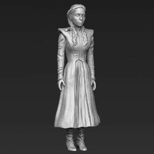 daenerys targaryen print ready 3d model here printing zip file contais obj stl created zbrushif you have any questions please don't hesitate contact me respond asap encourage check my other celebrity models 3d print model - Mito3D