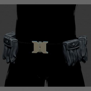 dark deku belt armor suit - hero academia cosplay 3d print model blackstar90 3d print model - Mito3D