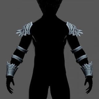 oscuro deku completo brazos armadura traje héroe academia cosplay 3d impresión modelo blackstar90 3d print model - Mito3D