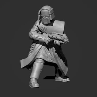 dark warrior blaster - 3d print model 3dprintingdesigner 3d print model - Mito3D