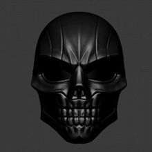 dc comics black mask print ready 3d model 3d print model - Mito3D