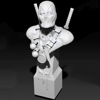 deadpool bust - 3d print model cheriloyet 3d print model - Mito3D
