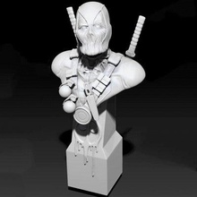 deadpool bust - print ready 3d model cheriloyet 3d print model - Mito3D