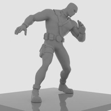 Consorcio inactivo baile figura impresión Listo 3d modelo 3d print model - Mito3D