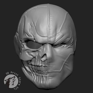 death knell skull mask dc comics - 3d print model 3dprintstorestl 3d print model - Mito3D