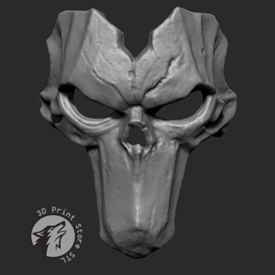 mort masque Darksiders 3d impression modèle 3dprintstorestl 3D print model - Mito3D