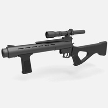 vigília morte blaster rifle mandaloriano tv Series impressão pronto 3d modelo itens cosplay rock 3d print model - Mito3D