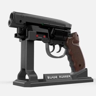 Deckard's Pistole Bladerunner Makerlab 3d print model - Mito3D