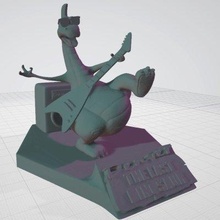 Denver dinosauro fan art Stampa pronto 3d modello gmt3d 3d print model - Mito3D