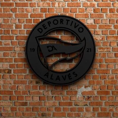 deportivo alaves logo 3d impresión modelo by waelmussa 3d print model - Mito3D