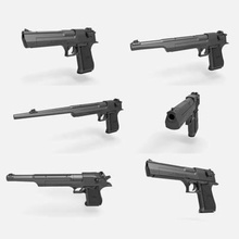 desert eagle pistols - print ready 3d model cosplayitemsrock 3d print model - Mito3D