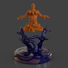 Dhalsim Yoga Leistung Skulptur drucken bereit 3d Modell 3d print model - Mito3D