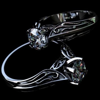 diamante anel padrões tahmaz 3d print model - Mito3D