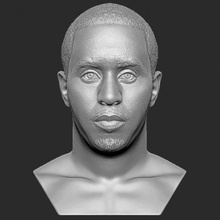 diddy büst Yazdır hazır 3d model basılı gerçeklik 3d print model - Mito3D