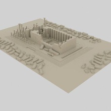 Didyma antiguo ciudad apollon templo impresión Listo 3d modelo 3d print model - Mito3D