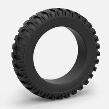 diecast military tire 110 - print ready 3d model cosplayitemsrock 3d print model - Mito3D