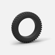 diecast military tire 2 scale 1 10 - print ready 3d model cosplayitemsrock 3d print model - Mito3D