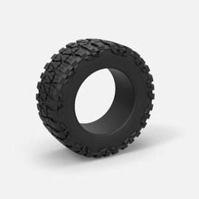 diecast mud grappler nitto tire scale 1 10 - print ready 3d model cosplayitemsrock 3d print model - Mito3D