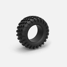 diecast offroad tire 14 scale 1 25 - print ready 3d model cosplayitemsrock 3d print model - Mito3D