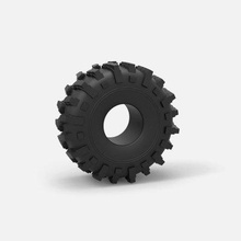 diecast offroad tire 25 scale 1 10 - print ready 3d model cosplayitemsrock 3d print model - Mito3D