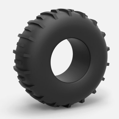 diecast pressure tire 125 - print ready 3d model cosplayitemsrock 3D print model - Mito3D