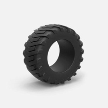 diecast pulling tractor rear tire 2 scale 1 25 - print ready 3d model cosplayitemsrock 3d print model - Mito3D