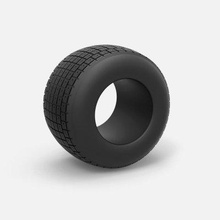 diecast race tire 2 scale 1 10 - print ready 3d model cosplayitemsrock 3d print model - Mito3D