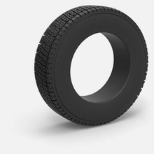 diecast comício cascalho pneu escala 1 10 impressão pronto 3d modelo itens cosplay rock 3d print model - Mito3D