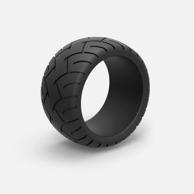 moulé pression arrière hachoir pneu échelle 1 10 impression prêt 3d modèle cosplayitemsrock 3D print model - Mito3D