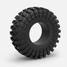 diecast rock bouncer tire 125 - print ready 3d model cosplayitemsrock 3d print model - Mito3D