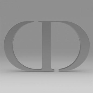 Dior logo 3d Yazdır model logocu 3d print model - Mito3D