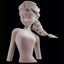 Disney Elsa congeladas impressão pronto 3d modelo 3d print model - Mito3D