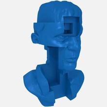doctor r listos para imprimir en 3d del modelo interesante concepto el busto listo formato stl 3d print model - Mito3D