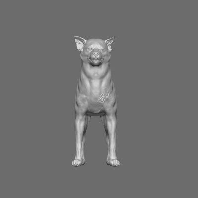 perro 3d impresión modelo obtener muerto entretenimiento 3D print model - Mito3D