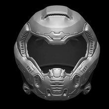 doom 2016 helmet print ready 3d model 3d print model - Mito3D