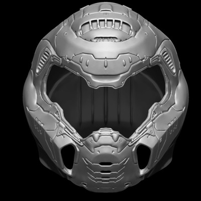 doom eternal helmet print ready 3d model doom eternal helmet print ready 3d model 3D print model - Mito3D
