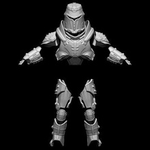 doom eternal sentinel custom armor set - print ready 3d model lafactorystore 3d print model - Mito3D