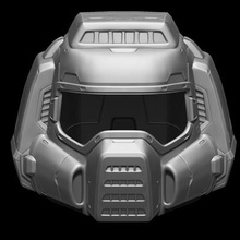 doomguy classico casco Stampa pronto 3d modello 3d print model - Mito3D