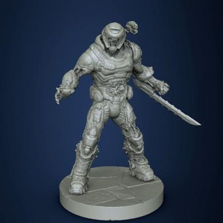 doomslayer zombie windoz 3d print model - Mito3D