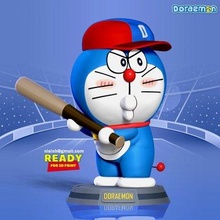 Doraemon base ball joueur impression prêt 3d modèle née Nguyen 3d print model - Mito3D