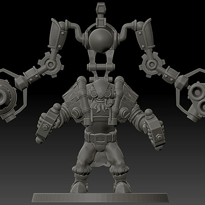 dota 2 funileiro heroi 3d impressão modelo pring 3D print model - Mito3D